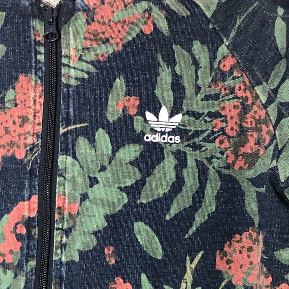 Adidas Zip Up Jacket Sweatshirt Size 11-12 youth - Picture 8 of 10